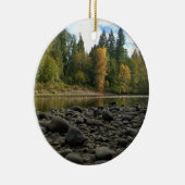 Fluss Clackamas, OR Keramik Ornament (Rechts)