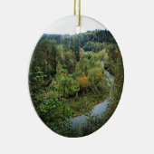 Fluss Clackamas, OR Keramik Ornament (Rechts)