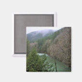 Fluss Clackamas, Oregon Magnet (Vorderseite/Rückseite)