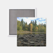 Fluss Clackamas, Oregon Magnet (Vorderseite/Rückseite)