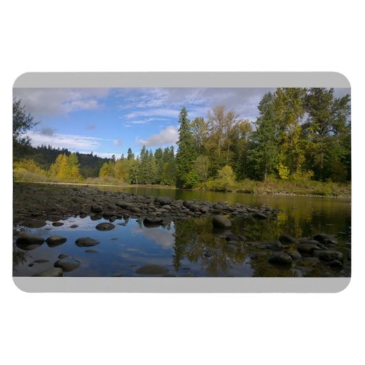 Fluss Clackamas, Oregon Magnet (Horizontal)