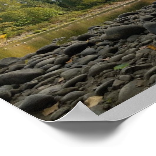 Fluss Clackamas, Oregon Poster (Ecke)