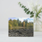 Fluss Clackamas, Oregon Postkarte (Stehend Vorderseite)