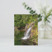 Fluss Coe Wasserfall Postkarte (Stehend Vorderseite)