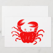 Fluss Crab Briefpapier (Vorne/Hinten)