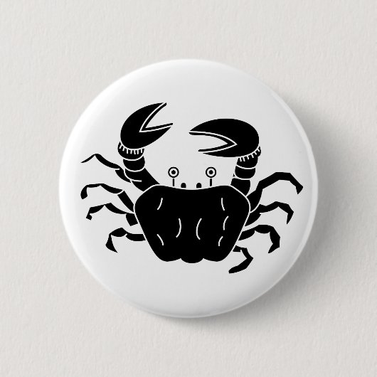 Fluss Crab Button (Vorderseite)