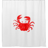 Fluss Crab Duschvorhang (Vorderseite)