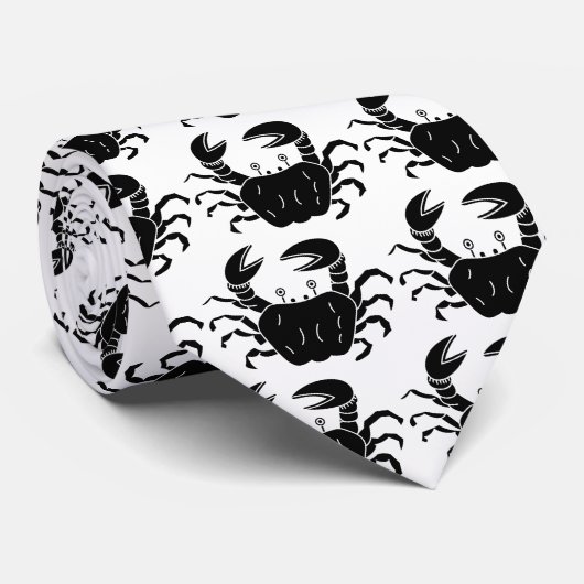 Fluss Crab Krawatte (Gerollt)