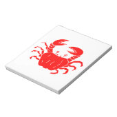 Fluss Crab Notizblock (Rotiert)