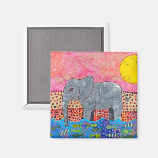 Fluss Crossing Magnet (Vorderseite/Rückseite)