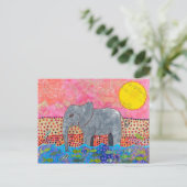 Fluss Crossing Postkarte (Stehend Vorderseite)