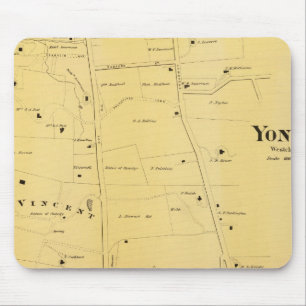 Fluss Dale und Mt St Vincent Atlas Karte Mousepad