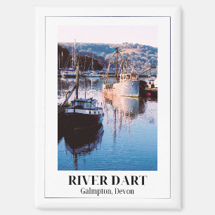 Fluss Dart, Galmpton Creek, Devon, England Magnet