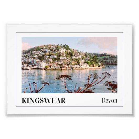 Fluss Dart, Kingswear, Devon Fotodruck (Vorne)