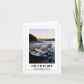 Fluss Dart, Stoke Gabriel, Devon Karte (Vorderseite)