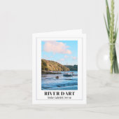 Fluss Dart, Stoke Gabriel, Devon Karte (Vorderseite)