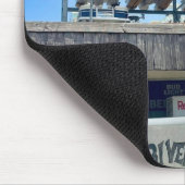 Fluss Deck von New Smyrna Beach auf Mousepad (Ecke)