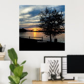 Fluss Delaware, landschaftliches Foto, Poster (Heimbüro)