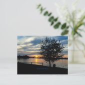 Fluss Delaware, landschaftliches Foto, Postkarte (Stehend Vorderseite)