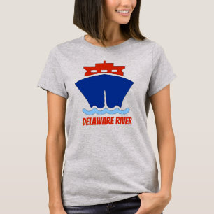 Fluss Delaware, Schiff, T - Shirt