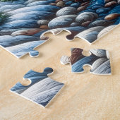 Fluss, der durch Berge fließt Puzzle (Seite)