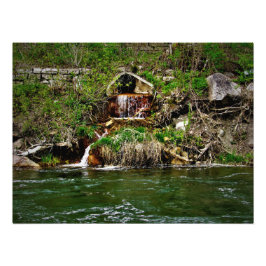 "Fluss der Mühle" Fotodruck