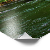 "Fluss der Mühle" Fotodruck (Ecke)
