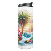 Fluss der Natur Thermosbecher (Nach links gedreht)