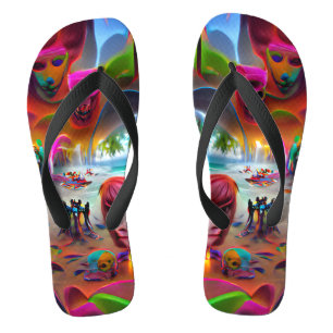 Fluss der Souls Beach Custom erstellt Flip Flops Badesandalen