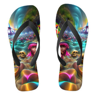 Fluss der Souls Beach Custom erstellt Flip Flops Badesandalen