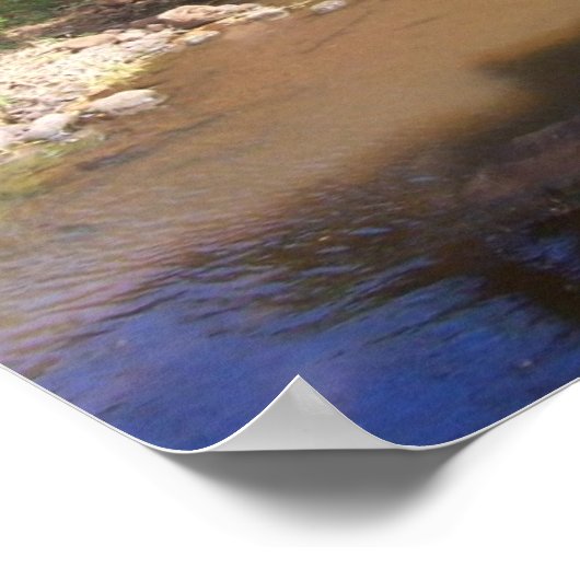 Fluss der Stille Poster (Ecke)