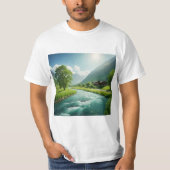 Fluss der Stille T-Shirt (Vorderseite)