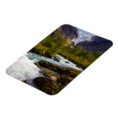 Fluss, der vom Briksdal-Gletscher fließt Magnet (Linke Seite)