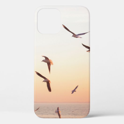 FLUSS DER WEISS-UND-BROWN-VÖGEL Case-Mate iPhone HÜLLE (Rückseite)
