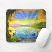 Fluss des Lebens-Mousepad Mousepad (Mit Mouse)