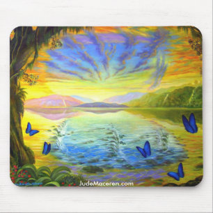Fluss des Lebens-Mousepad Mousepad
