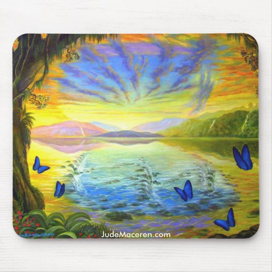Fluss des Lebens-Mousepad Mousepad (Vorne)