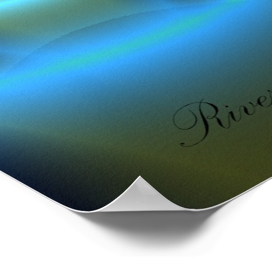 Fluss des Lebens Poster (Ecke)