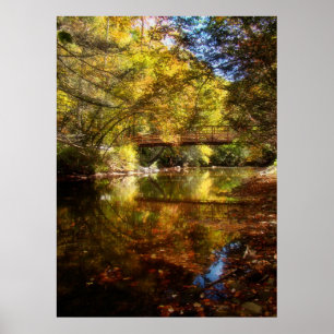 Fluss des Lichtes Poster