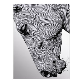 Fluss des Wilden Minimalistischen Schlupfs Fotodruck