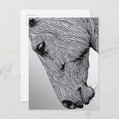 Fluss des Wilden Minimalistischen Schlupfs Postkarte (Vorne/Hinten)