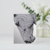 Fluss des Wilden Minimalistischen Schlupfs Postkarte (Stehend Vorderseite)