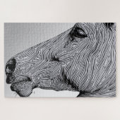 Fluss des Wilden Minimalistischen Schlupfs Puzzle (Horizontal)