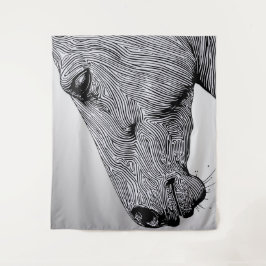 Fluss des Wilden Minimalistischen Schlupfs Wandteppich