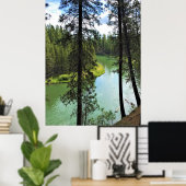 Fluss Deschutes, OR Poster (Heimbüro)