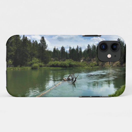 Fluss Deschutes, Oregon Case-Mate iPhone Hülle (Rückseite (Horizontal))