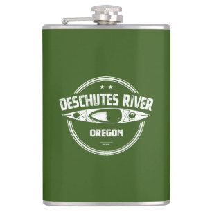 Fluss Deschutes, Oregon Flachmann