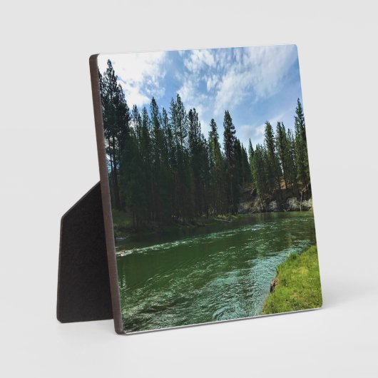 Fluss Deschutes, Oregon Fotoplatte (Vorderseite)