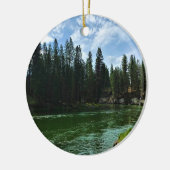 Fluss Deschutes, Oregon Keramik Ornament (Links)