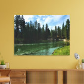 Fluss Deschutes, Oregon Leinwanddruck (Insitu (Wohnzimmer))